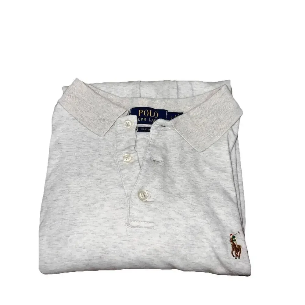 Mens Polo Ralph Lauren Cream Classic Fit Size L